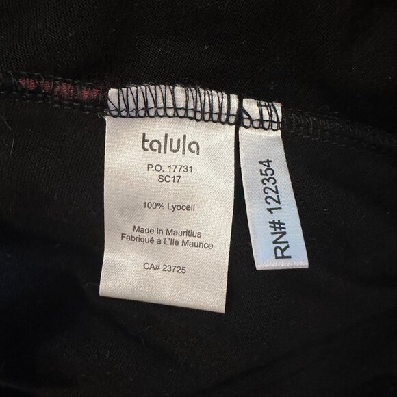 Aritzia Talula Roses Floral Tank Top Black Womens Size XS Y2K - Picture 4 of 5